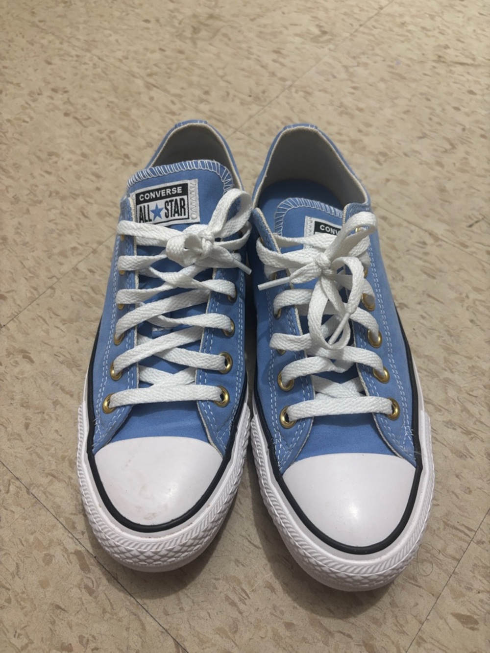 Converse Light Blue Low Top Sneakers